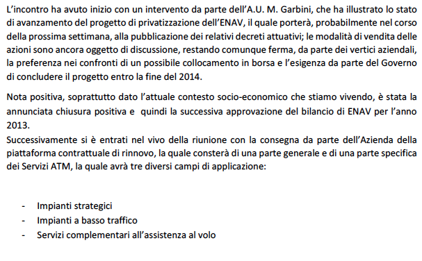 Piattaforma Rinnovo Contrattuale