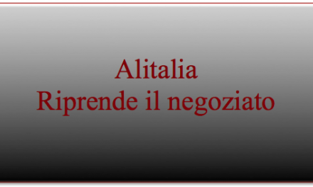 Alitalia: riprende il confronto