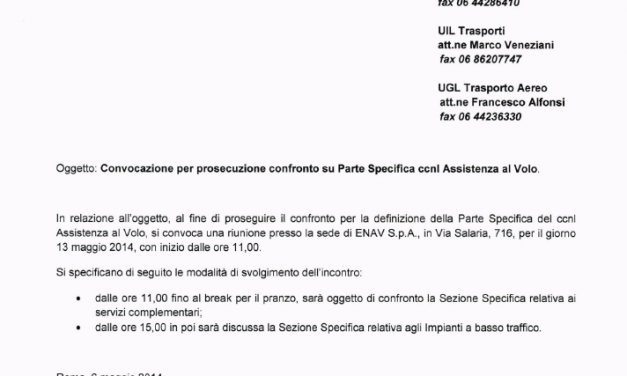 Convocazione CCNL