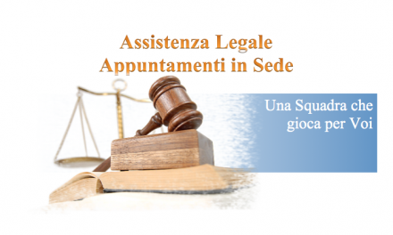 Servizio Legale – Avvocato presente in Federazione a disposizione dei Lavoratori