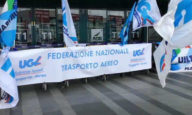 Trasporto Aereo – Sciopero Generale –  Presidio Aeroporto Leonardo Da Vinci